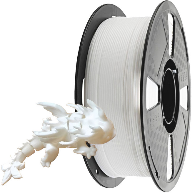 CC3D PLA Basic 흰색 플라스틱 필라멘트 1.75mm 1kg 3D 프린터