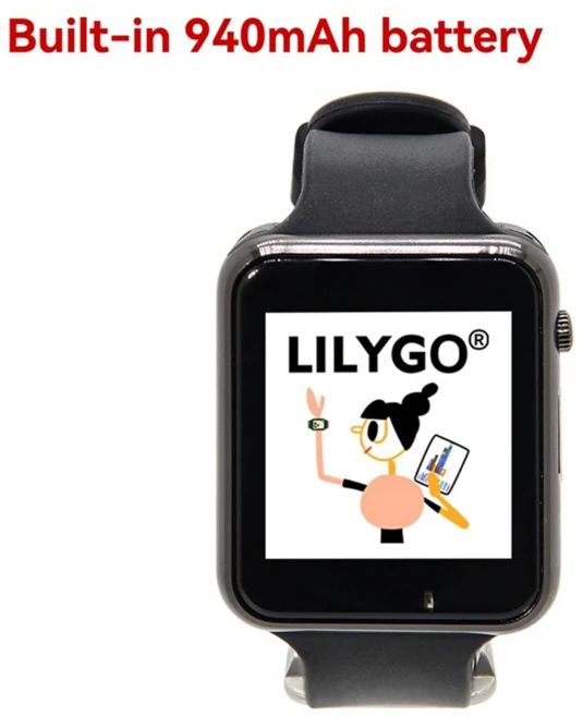 신제품 LILYGO T-Watch-S3 Plus ESP32-S3 탑재 GPS 및 LoRa 지원 프로그래밍 개발 시계, 02 ESP32-S2의 경우, 01 gun-color