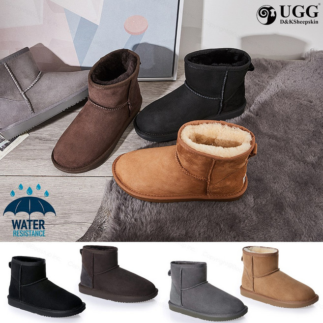 D&K 호주 UGG 여성 클래식 미니 양털 부츠 DK001