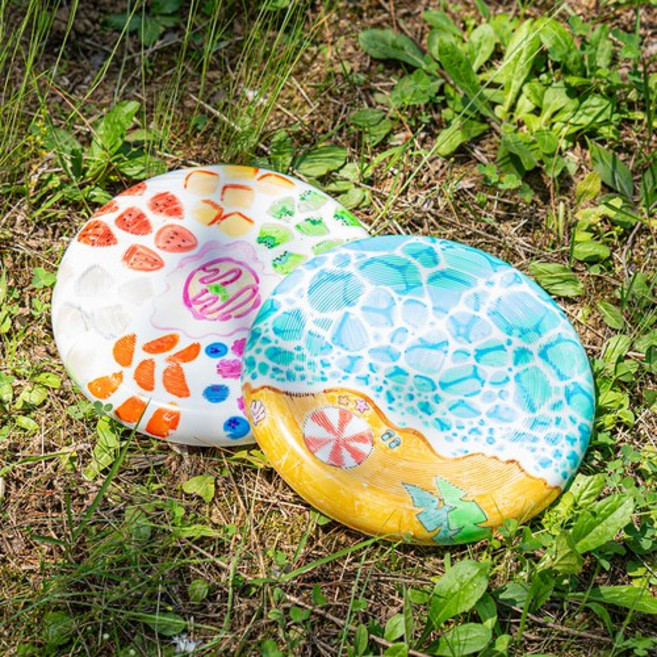 소프트한 원반부메랑20CM 원반던지기 야외놀이장난감 체육교구, 원반부메랑 KBMK, 1개