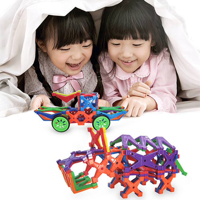 클라임 자석블록 1~2인용(268pcs) 융합 창의 교육 교구 오감자극, 1개