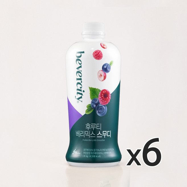 세미 베버시티 후루티 베리믹스스무디 1.8kg, 6개