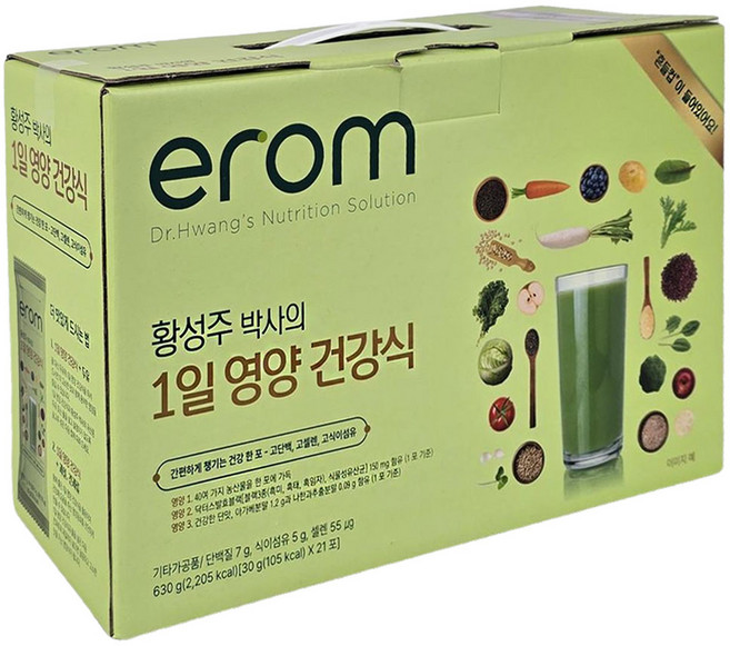이롬 황성주 1일 영양건강식 30g x 21포, 630g, 1개