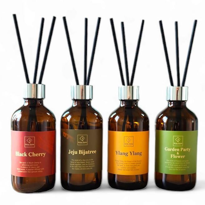 그레이존 디퓨저 방향제, 씨솔트유자, 250ml, 2개