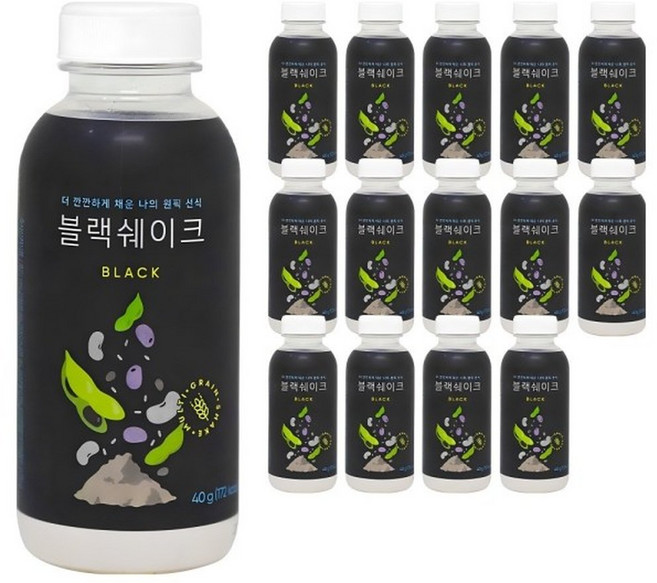 선식 블랙쉐이크 40g 15개