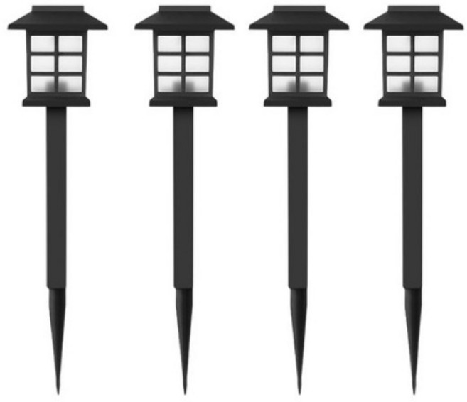 1+1+1+1 헬스와미 태양광 정원등 태양열 led 조명 전등 전구, 4개세트