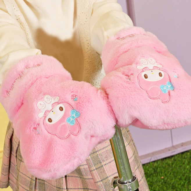 산리오 씽씽이 킥보드 자전거 방한 장갑 겨울 핸들바 퍼 글러브 여아 아동 어린이