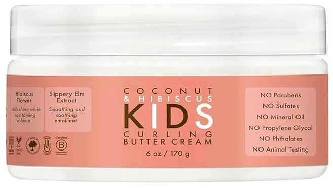 SheaMoisture 아동용 코코넛 & 히비스커스 컬링 버터 크림 170g (6 온스), 1 - 쿠팡