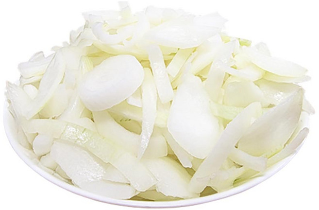 아침과저녁 껍질 제거 냉동 양파 슬라이스 A급, 1개, 1kg