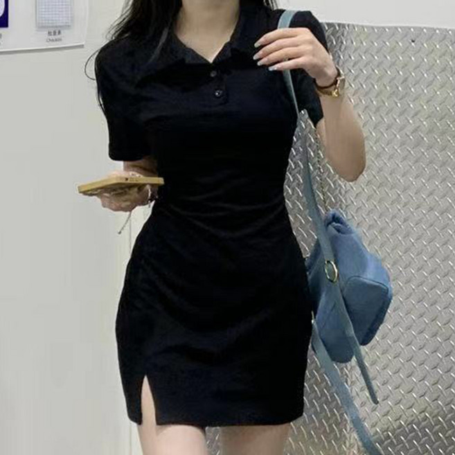 [베리트] 폴로 카라 티 스타일 원피스 드레스 VT-508