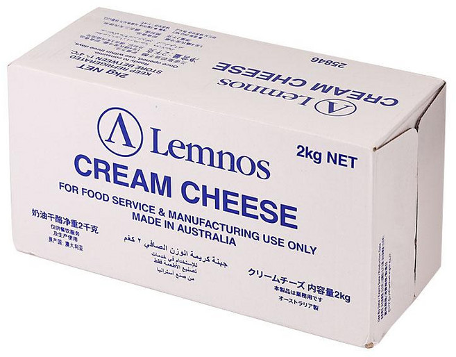 램노스 크림치즈 2KG 파스타 제빵 샐러드, 1개