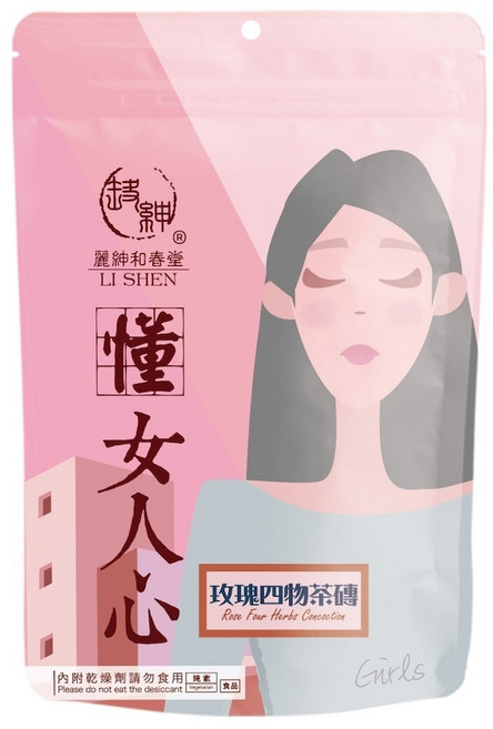 和春堂 玫瑰四物茶磚 140g 沖泡飲品, 1個, 【玫瑰四物茶磚】140g/包