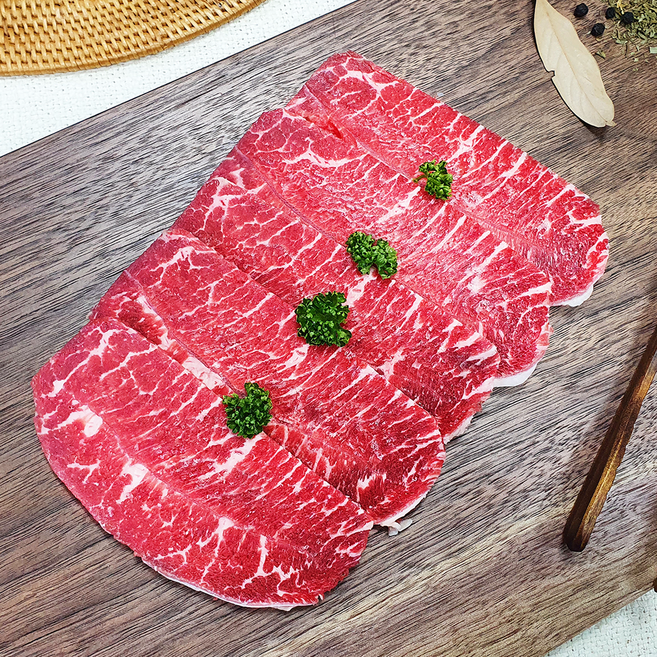 [오늘출발] 수입 소고기 부채살 구이용 1kg(500gx2ea) 냉동, 1kg, 1개