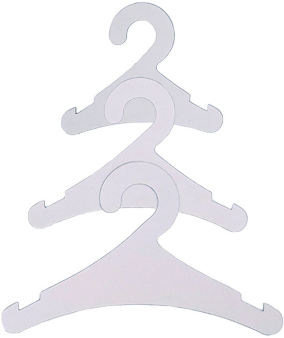 개인싸 강아지옷 진열&포장용 종이 옷걸이 10p, 1개