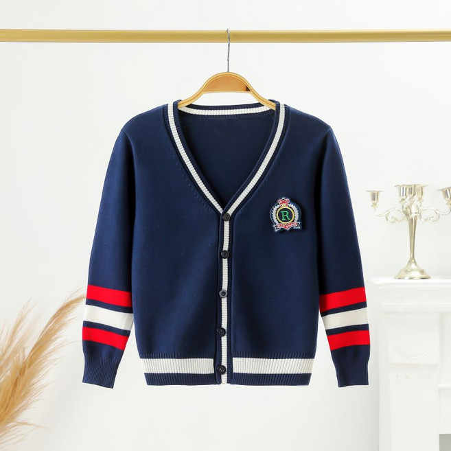 루비키즈 남아 주니어 댄디룩 니트 가디건 D105