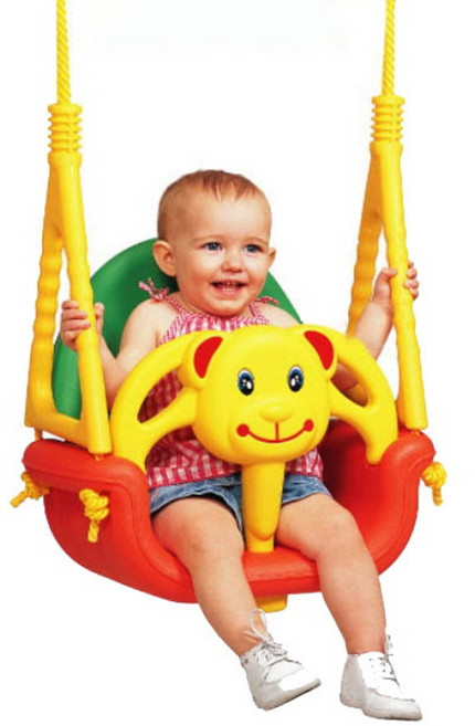 하라 3way 곰돌이 안전그네 그네의자 문틀그네 유아그네, 1개