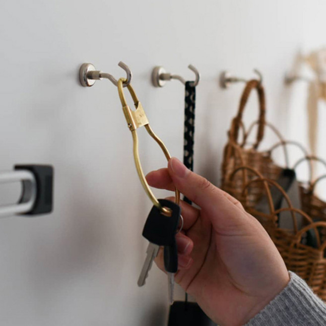 더블에이비 초강력 자석 매직후크 벽걸이 냉장고 현관문 사용 자석고리 자석후크, 자석후크E16mm(10p)