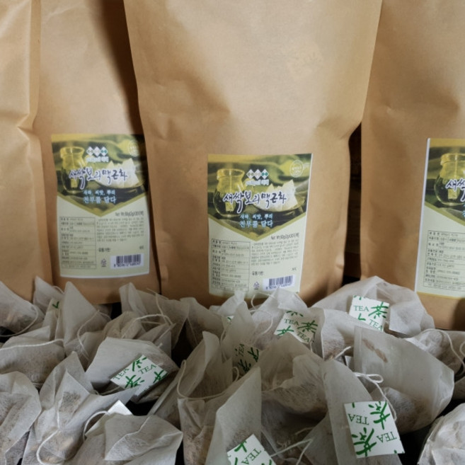 더바른식탁 새싹보리차 60g 새싹보리 티백 유기농 새싹보리 유기농 보리차 티백, 2g, 1개, 30개입