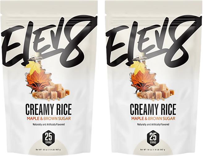 크림오브라이스 초콜렛 메이플 브라운 슈가맛 CREAMY RICE Maple & Brown Sugar 탄수화물 보충제 부드러운 간편 파우더 쉐이크, 2개, 865g