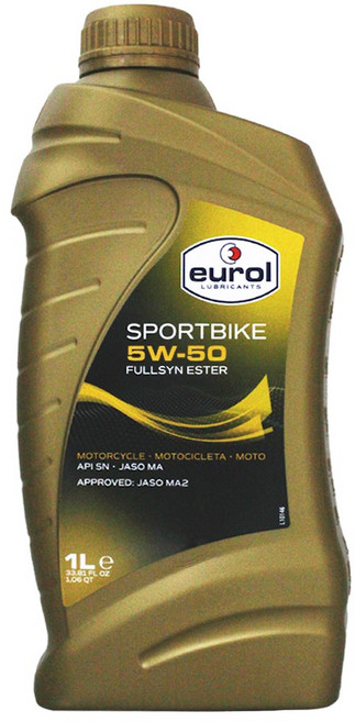 【易油網】Eurol SPORTBIKE 5W50 FULLSYN ESTER 4T 全合成酯類機車機油, 1個