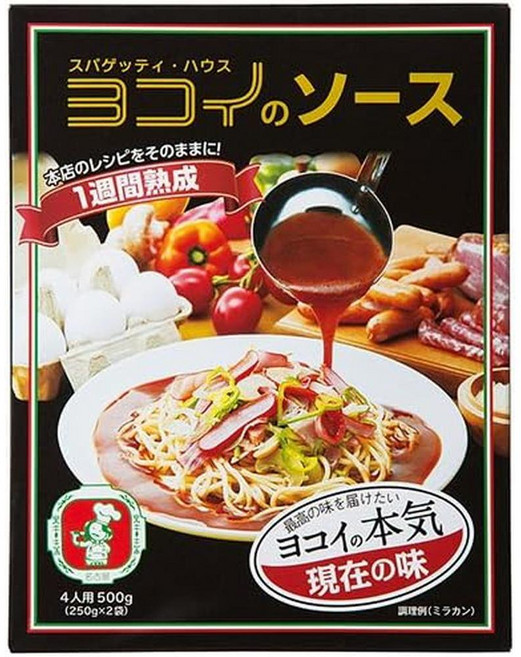 Volcano Corporation 일본직구 볼케이노 스파게티 하우스 요코이 소스 기프트 맛(4인분), 사이즈, 1개