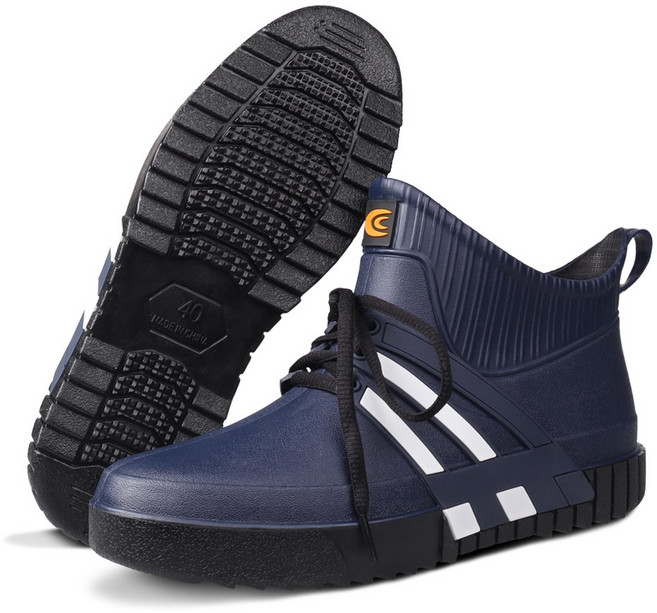 슈퍼카미트 남성용 경량 논슬립 레인부츠 mrb07