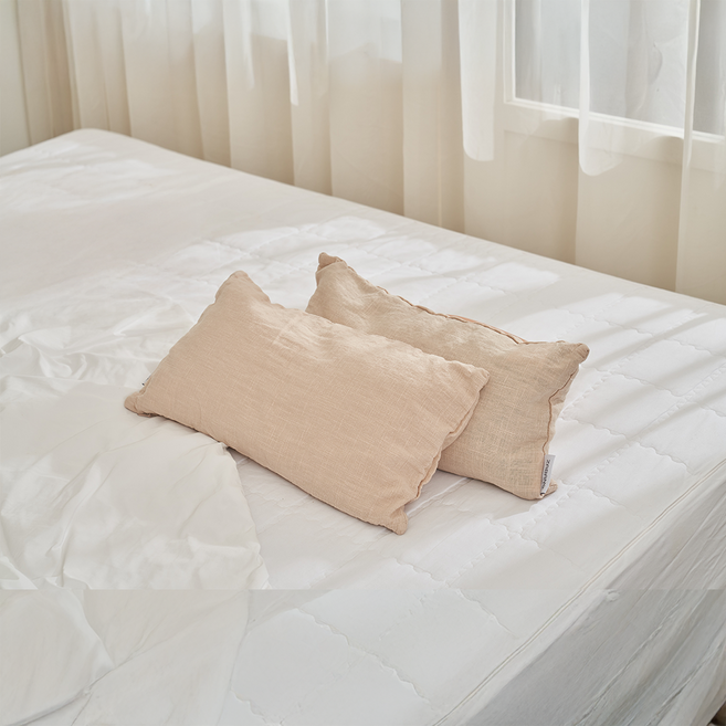 자방 면마 베개커버 2040 3050 4060 5070 천연 냉감 베갯잇 쿨 국내생산 베겟잎 통풍