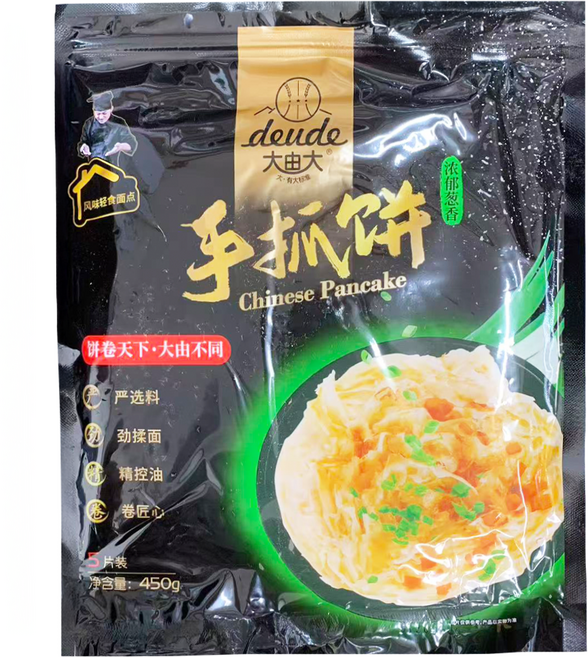 <수란유통> 중국 쇼좌빙 대파맛 밀전병 450g 1개