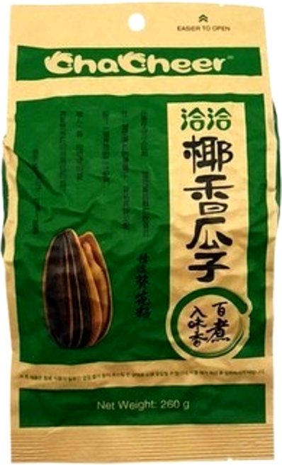 챠챠 해바라기씨 코코넛향, 260g, 3개