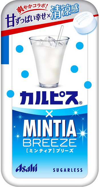 아사히 그룹 식품 민티아 브리즈 칼피스맛 30알 8개