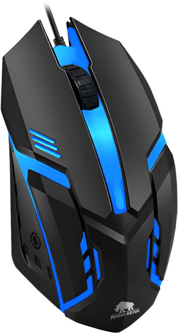 RHINO GEAR 게이밍 마우스 유선 RGB 백라이트 RG-GM50