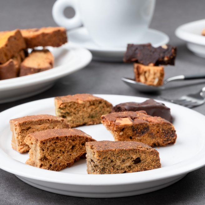 혈당에 좋은 통밀 100%로 만든 비스코티 아몬드 오트밀 듬뿍 무화과 맛, 1세트, 200g