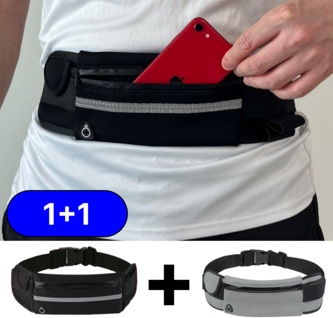 러니크 러닝벨트 조깅 휴대폰 주머니 방수 힙색