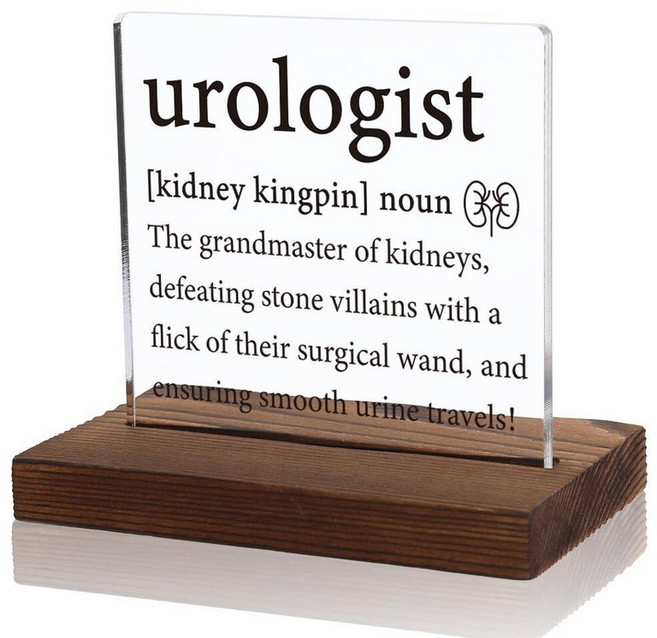 류마티스 전문의 선물 이동성 마술사 책상 명판 류마티스 전문의 사무실 장식 관절염 의사 감사 선물 영감을 주는 인용문이 있는 아크릴 책상 명판 25.4 x 25.4 x, Urologist