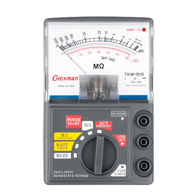 국산 태광전자 TKM 910 아날로그 메가 테스터기 절연저항계 500V 1000메가옴, 1개