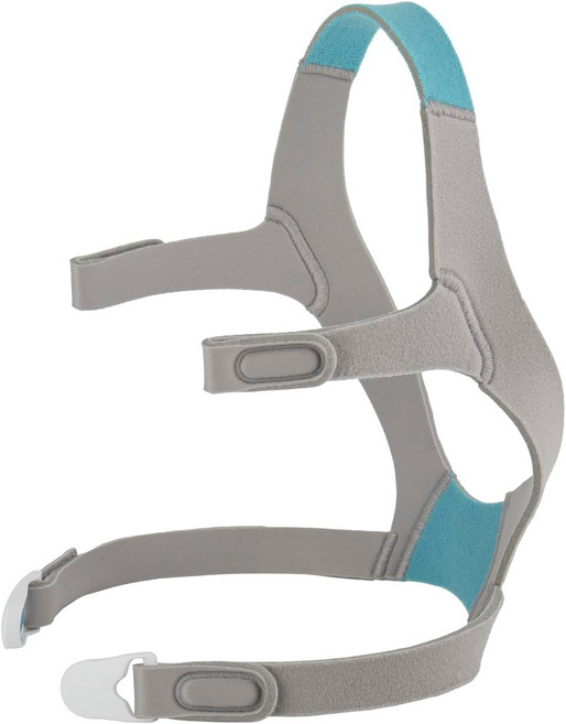 ResMed AirFit N20 AirTouch 비강 마스크와 호환되는 교체용 CPAP 헤드기어 - 에어핏 N20용 조절식 액세서리 헤드스트랩 부품 중형자기 클립 2개