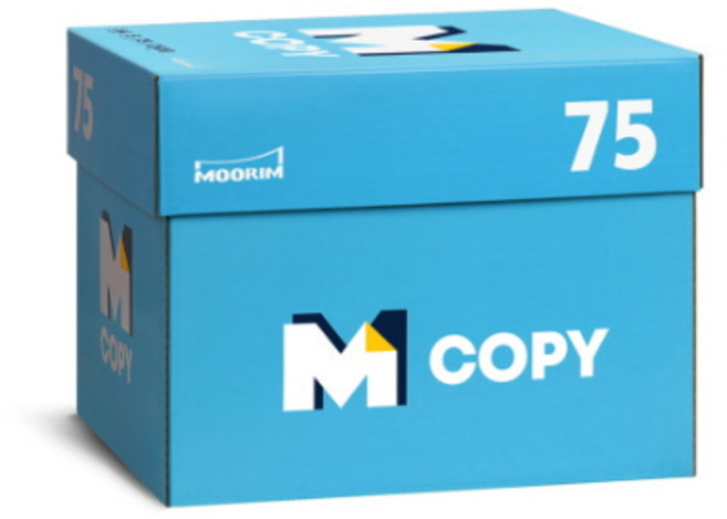 M copy 75g A4 2500매 복사용지 A4용지, 2500개