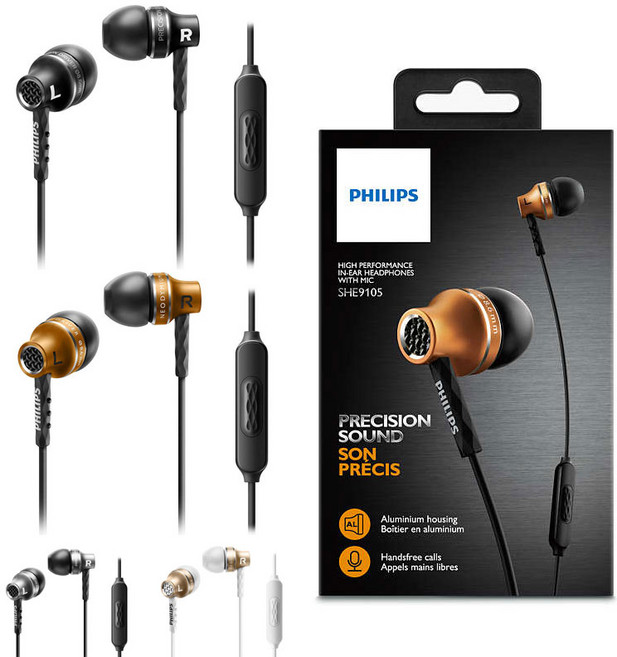 필립스 커널형 이어폰, BS, SHE9105