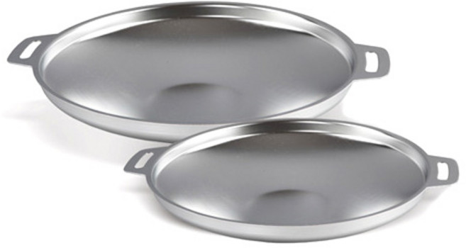 클래드 이중스텐 낮은전골냄비 3종류, 2중스텐, 대345mm, 1개