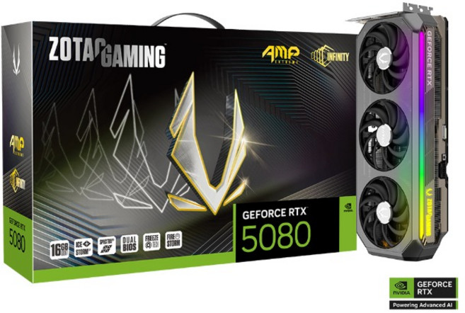조텍 ZOTAC GAMING 지포스 RTX 5080 AMP EXTREME INFINITY