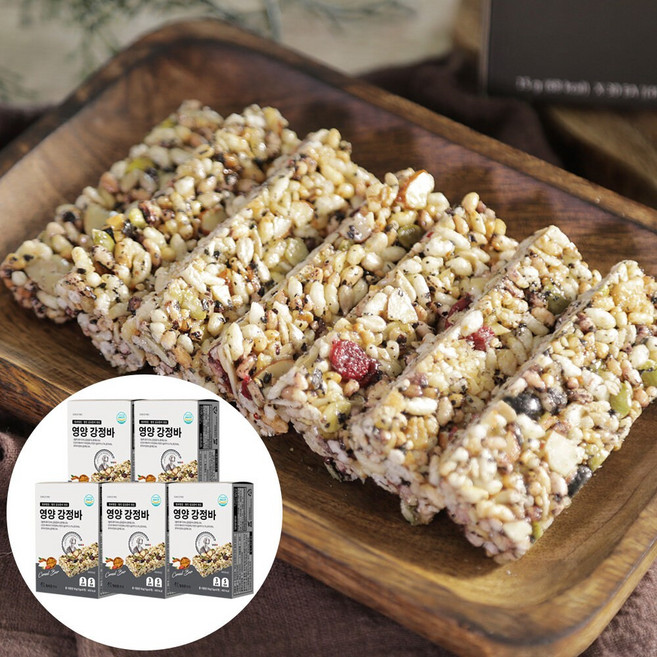 김규흔 한과 영양강정바 30개입 (6개입 X 5박스), 15g, 6개