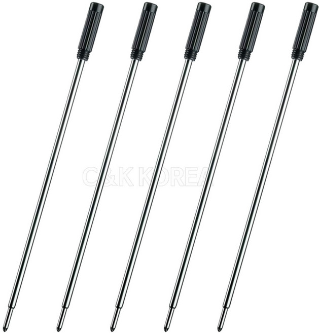 CNK 독일잉크 유성 볼펜심 크로스볼펜 호환 리필심 크로스스타일 5개