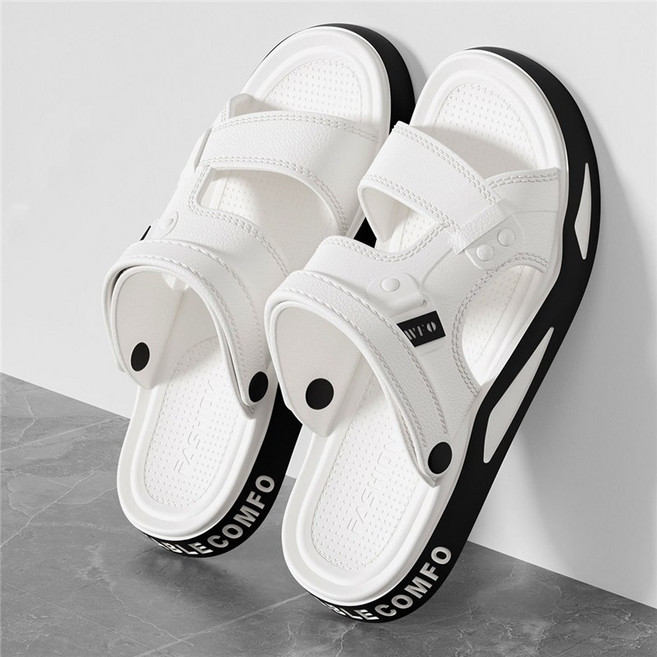 FANSYLI 스트랩샌들 트레킹샌들 남자 여름 샌들 미끄럼 방지 비치화 캐주얼 드라이빙 슬리퍼0522K27