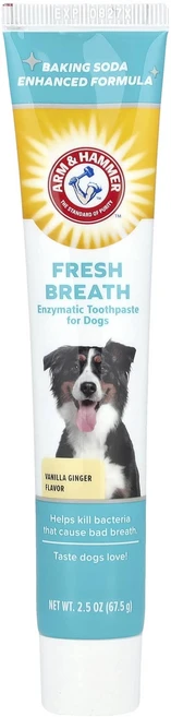 Arm & Hammer 구취 제거 효소 치약 반려견용 바닐라 생강 67.5g(2.5oz), ArmHammer구취제거효소치약반려견용바닐라생강675g, 67.5g, 1개 - 쿠팡