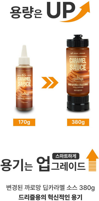 까로망 딥 카라멜 토핑소스, 170g, 4개