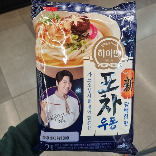 하이면 삼립 담백한맛 신포차우동 하이면 2인분, 1개, 428g