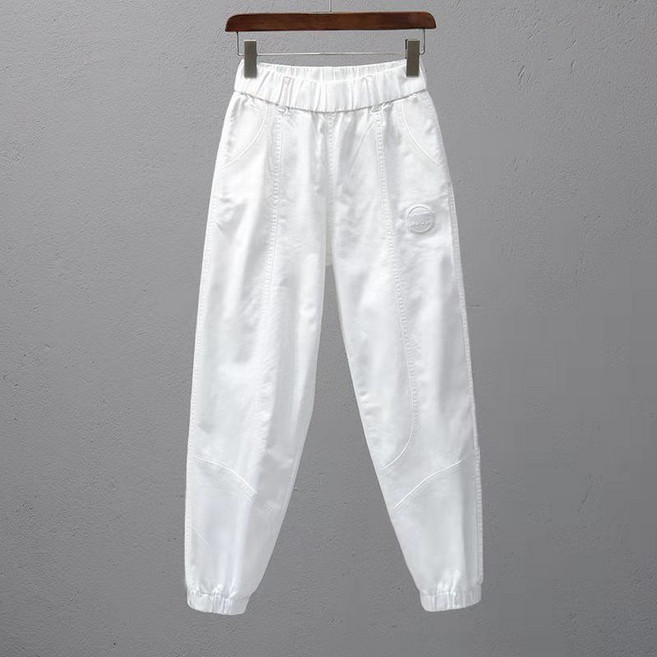 해피유통 여성 봄여름 캐주얼 루즈핏 운동바지 패션 심플 밴드