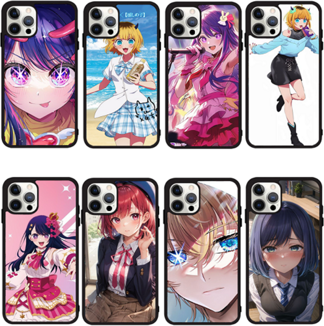 최애의아이 애니메이션 범퍼케이스 아이폰16 아이폰15 아이폰14프로 S24 S23 S22 S21 노트20울트라 노트10 A13 A15 A23 A24 A25 X커버5