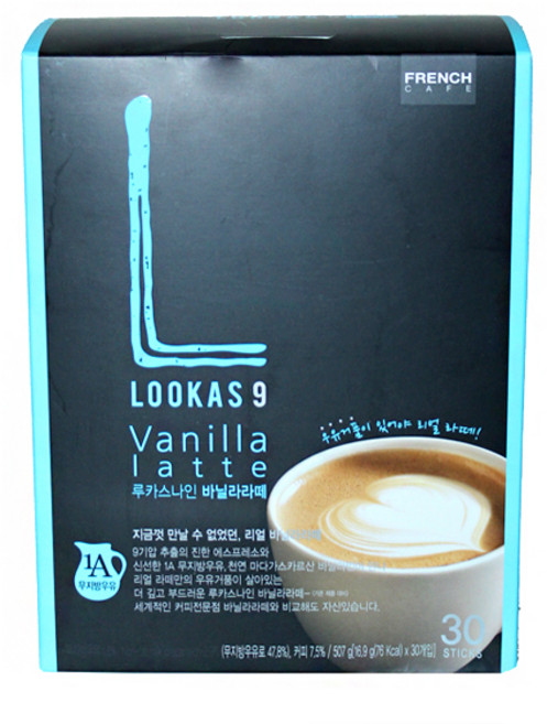 남양 루카스나인 바닐라라떼 30T 4개입 BOX, 4개