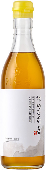 저온압착 통들깨 천년들기름, 1개, 300ml